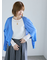 麻タッチVネックカーディガン