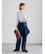 センタープレスストレートデニムパンツ《2025autumn catalog item》