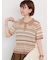 マルチボーダーポロニット《2025autumn catalog item》