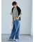 ボーダー半袖カットソー