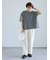 ボーダー半袖カットソー