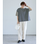 ボーダー半袖カットソー