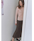 スウェード調バイアススカート《2025autumn catalog item》