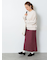 スウェード調バイアススカート《2025autumn catalog item》