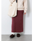 スウェード調バイアススカート《2025autumn catalog item》