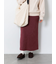 スウェード調バイアススカート《2025autumn catalog item》