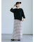 花柄クリンクルギャザースカート《2025autumn catalog item》