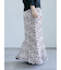 花柄クリンクルギャザースカート《2025autumn catalog item》