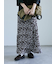 花柄クリンクルギャザースカート《2025autumn catalog item》