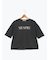 ピグメントグリッターロゴ7分袖Tシャツ