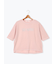 ピグメントグリッターロゴ7分袖Tシャツ