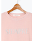 ピグメントグリッターロゴ7分袖Tシャツ