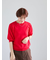 コットンクルーネックニット