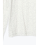 シフォン天竺クルーネック長袖トップス