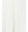 シフォン天竺クルーネック長袖トップス