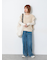 スラブヤーンVネックニットベスト