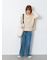 スラブヤーンVネックニットベスト