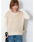 スラブヤーンVネックニットベスト