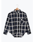 柄アソートネルチェックオーバーシャツ