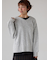 もちもちメランジVネックニット