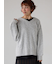 もちもちメランジVネックニット
