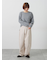 もちもちクルーネックニット