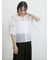ボイルラッフルブラウス