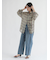 デニムタックパンツ