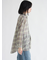 シアーチェックシャツ