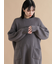 モヘヤライクニットチュニックワンピース
