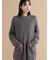モヘヤライクニットチュニックワンピース