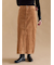 コーデュロイロングスカート