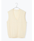 ケーブルニットベスト