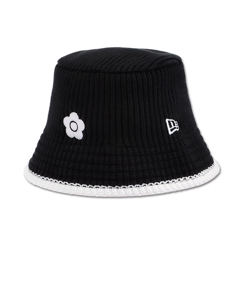 【最終値下げ！】マリークヮント×ニューエラ　バケットハット NEW ERA(R) × MARY QUANTニットバケット ハット｜マリークヮント