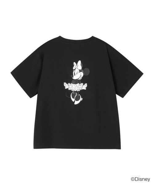 ミニーマウスバックプリントデザイン Tシャツ｜マリークヮントの