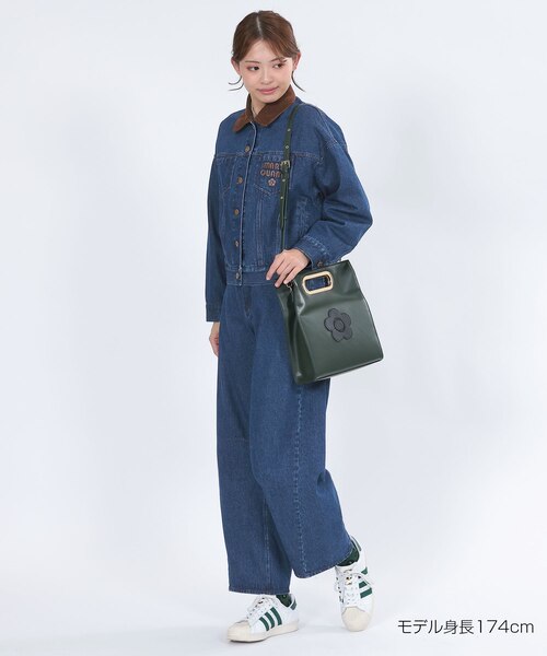 レトロロゴデニム ブルゾン｜マリークヮントの通販｜&mall