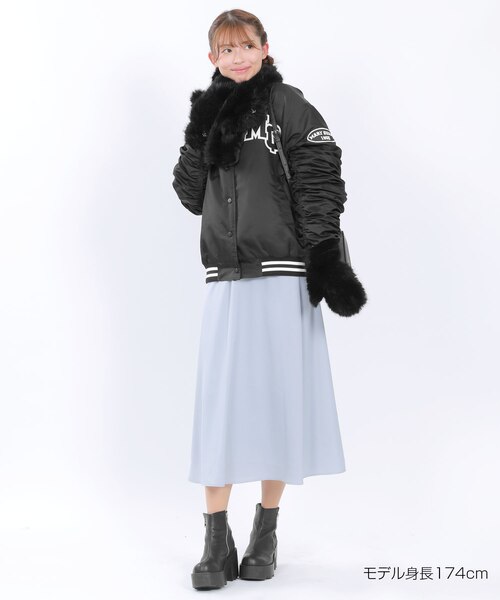 ナイロンスタジャン ブルゾン｜マリークヮントの通販｜&mall（アンド