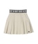 ロゴテーププリーツミニ スカート
