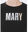 MARYアップリケロゴ Tシャツ