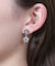 カラービジューデイジー ピアス