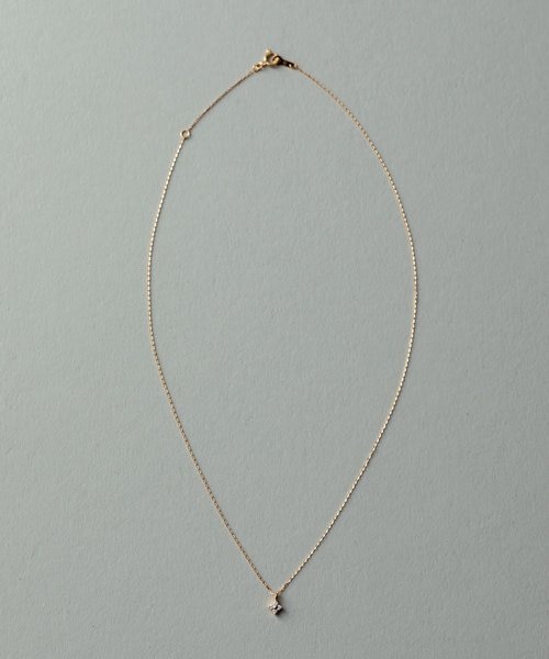 K18YG レイヤー ダイヤモンド フローレット ネックレス｜エテの通販