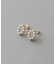 パール オーバル ピアス