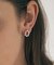 パール オーバル ピアス
