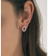 パール オーバル ピアス