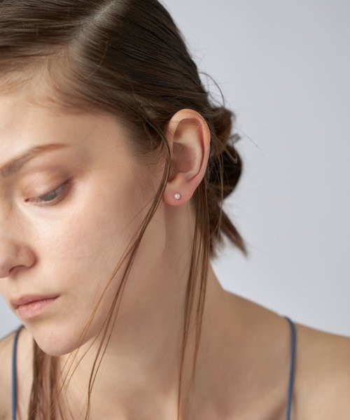 エテ K18YG パール ロングチェーン ピアス エテ K18YG パール ロング