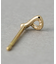 [レイヤード] K10YG ワンストローク ピアス