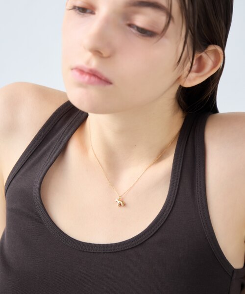 [ハッピーカムカム] ビジュー ポニーネックレス ハッピーカムカム] ビジュー ポニーネックレス｜エテの通販｜&mall