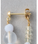 [アシンメトリー] ナチュラルストーン ピアス