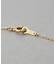 [レイヤード] K18YG ダイヤモンド ネックレス