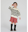 ジャガードストレッチ 5分丈 スカートパンツ